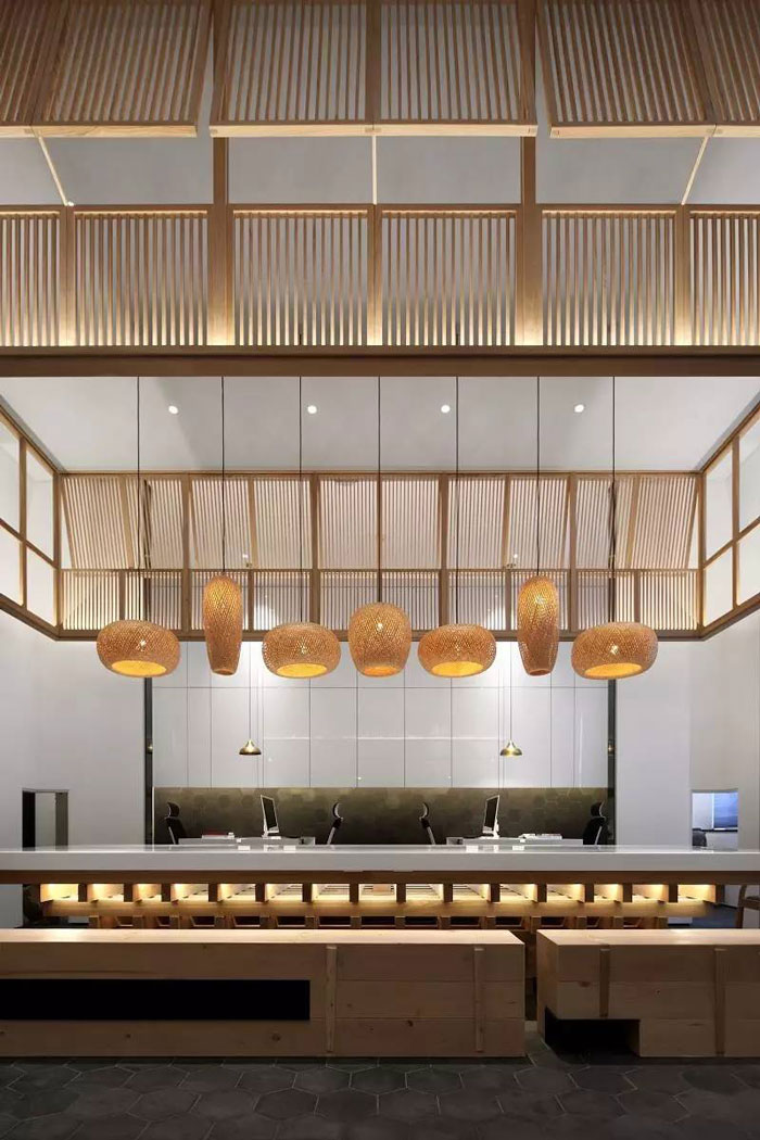 新中式風格辦公室辦公區(qū)設計方案