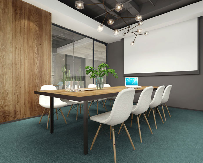 簡潔辦公室會議室裝修設(shè)計(jì)效果圖