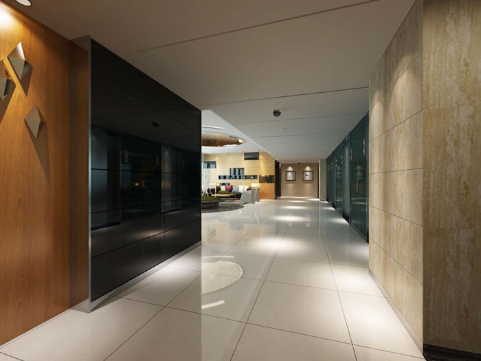 杭州桐廬辦公樓進(jìn)門區(qū)裝修設(shè)計效果圖