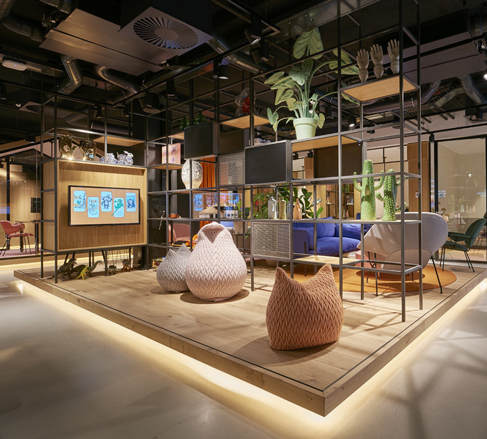 公司辦事處辦公室進(jìn)門區(qū)裝修設(shè)計(jì)效果圖