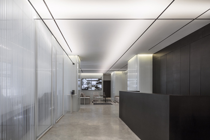 物業(yè)公司辦公室前臺裝修設(shè)計(jì)效果圖