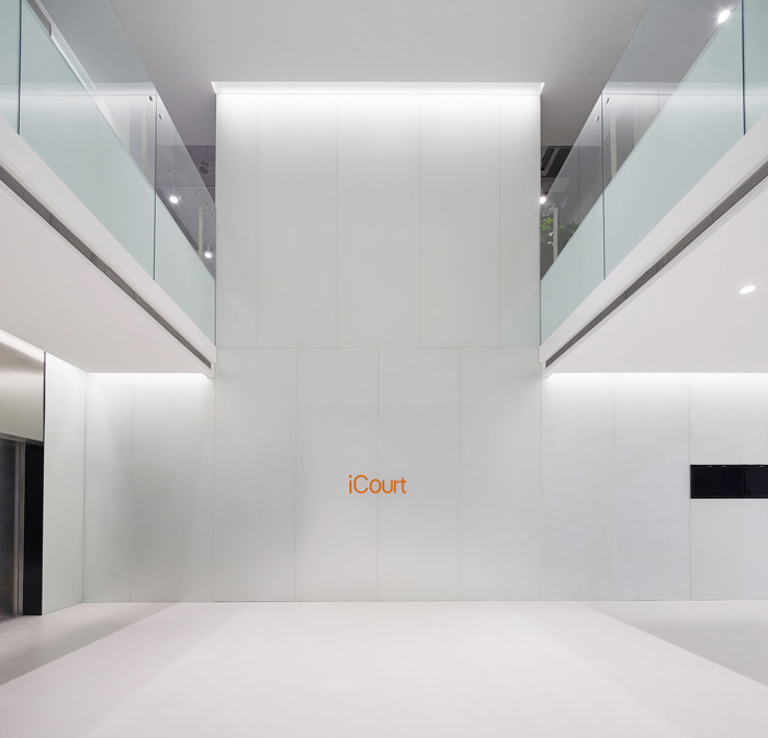 科技辦公樓前廳裝修設(shè)計效果圖