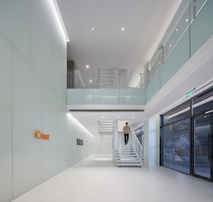 科技辦公樓前廳裝修設(shè)計效果圖