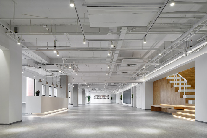 科技辦公樓多功能展廳裝修設(shè)計效果圖