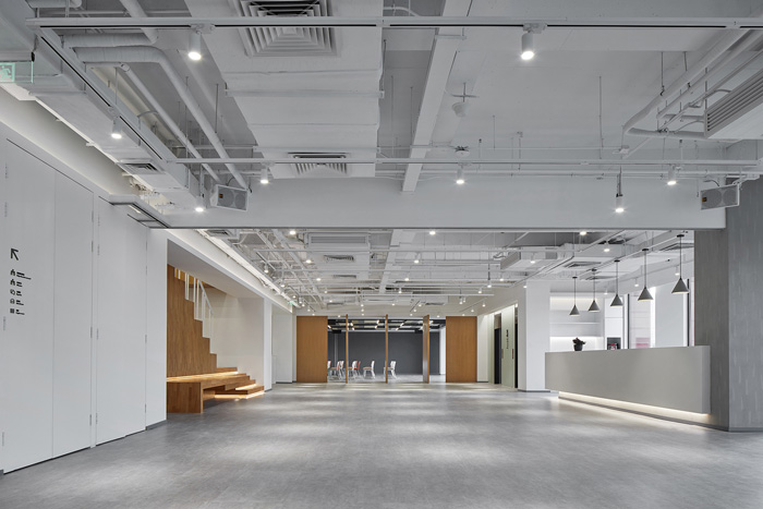 科技辦公樓多功能展廳裝修設(shè)計效果圖