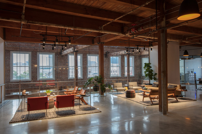 聯(lián)合辦公空間洽談區(qū)裝修設計效果圖