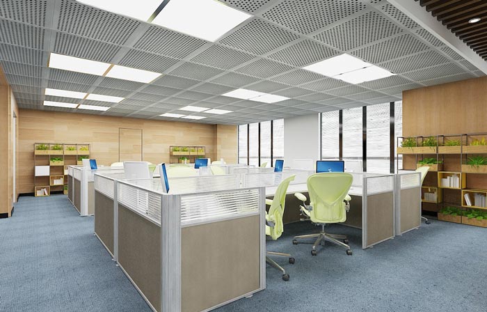 金融公司辦公區(qū)裝潢裝飾設(shè)計(jì)效果圖