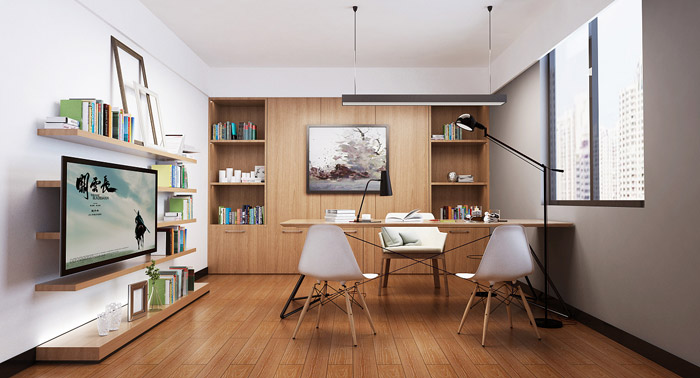 教育培訓總經(jīng)理辦公室裝修設計效果圖