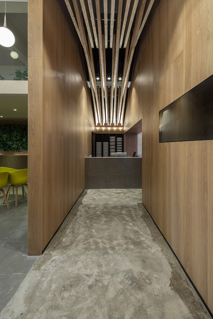 木藝實驗室入口裝修設(shè)計效果圖