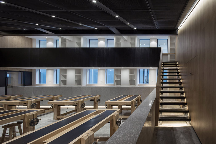 木藝實驗室培訓區(qū)裝修設(shè)計效果圖