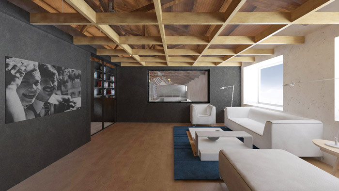 工業(yè)廠(chǎng)房洽談區(qū)裝修設(shè)計(jì)效果圖