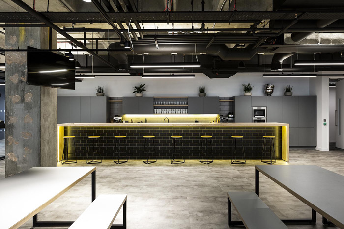 金融科技公司辦公室吧臺設(shè)計(jì)方案