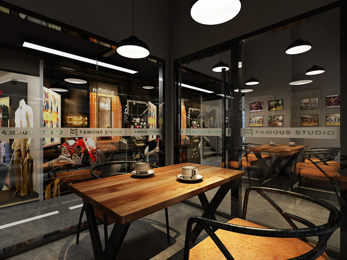 舞蹈培訓室接待區(qū)裝修設計效果圖