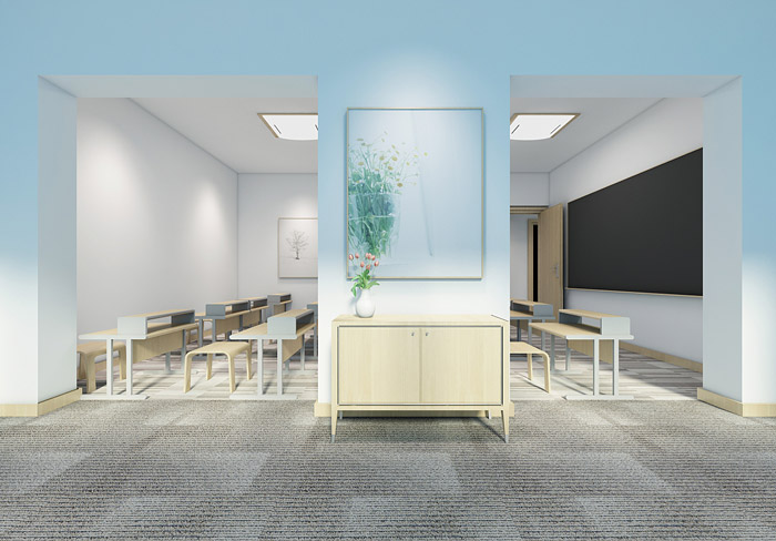 教育培訓機構(gòu)教室裝修設計效果圖