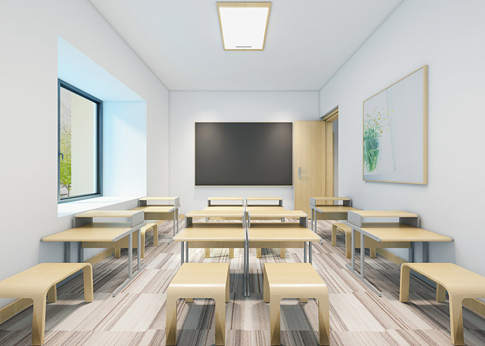 教育培訓機構(gòu)教室裝修設計效果圖