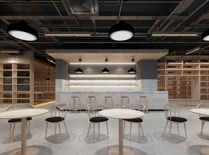 培訓(xùn)機(jī)構(gòu)茶水間裝修設(shè)計(jì)效果圖