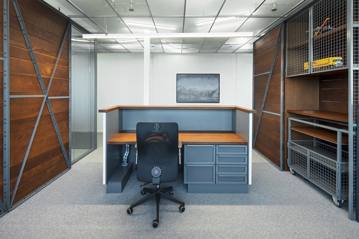 運輸公司辦公室前臺裝修設(shè)計效果圖