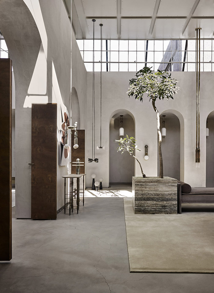 家具展廳進(jìn)門區(qū)裝修設(shè)計效果圖