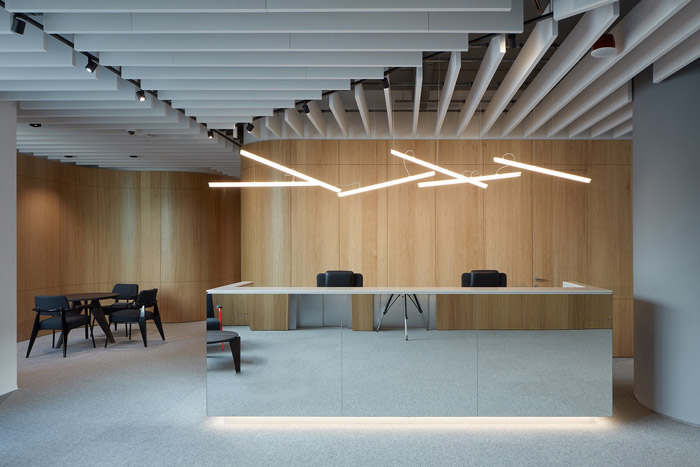 房地產(chǎn)公司前臺裝修設計效果圖