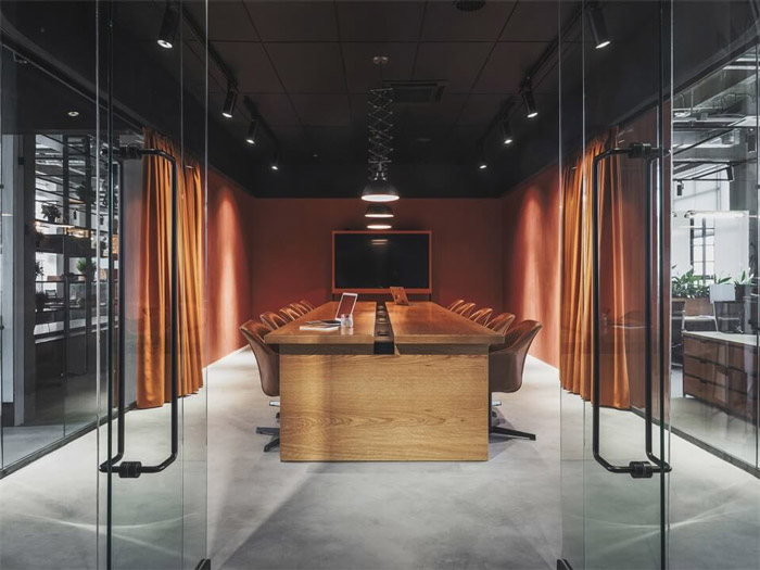 包豪斯風(fēng)格辦公室會議室裝修設(shè)計(jì)效果圖