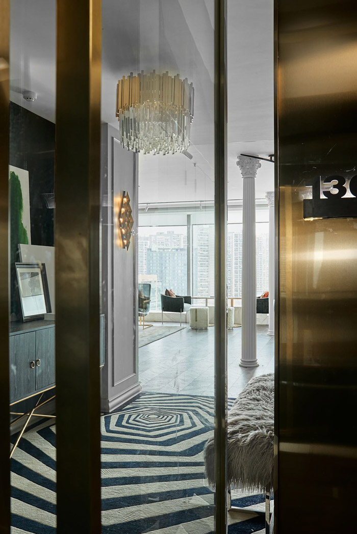 150平方公寓辦公室進(jìn)門區(qū)裝修設(shè)計效果圖