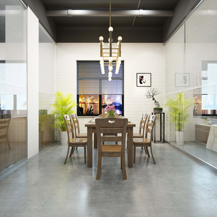 工業(yè)風辦公室會議室裝修效果圖