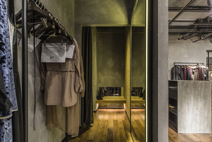 東方禪意辦公室試衣間裝修設(shè)計效果圖