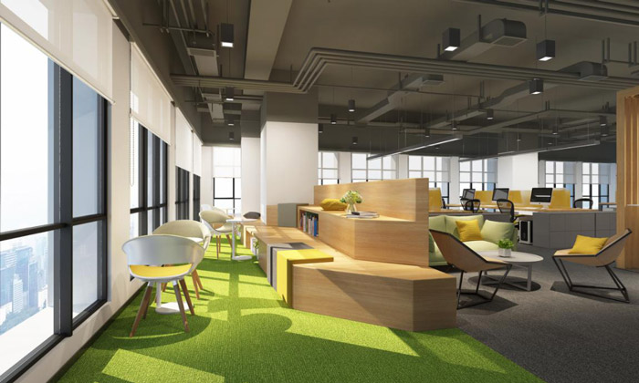 食品公司休息區(qū)裝修設(shè)計效果圖