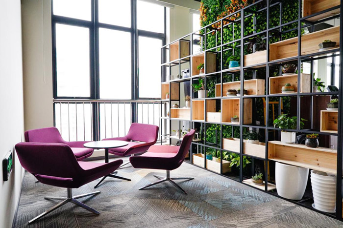 食品公司交流區(qū)裝修設(shè)計效果圖