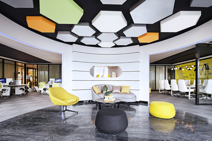 科技公司寫(xiě)字樓接待區(qū)裝修設(shè)計(jì)效果圖