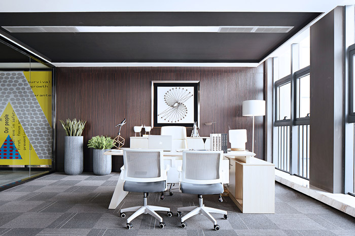 科技公司寫(xiě)字樓辦公區(qū)裝修設(shè)計(jì)效果圖