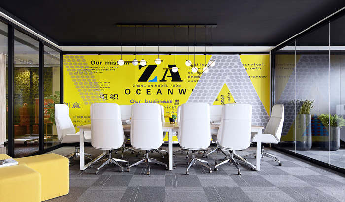 科技公司寫(xiě)字樓會(huì)議室裝修設(shè)計(jì)效果圖