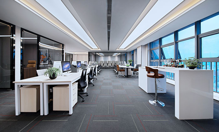 公司寫字樓辦公區(qū)裝修設(shè)計效果圖