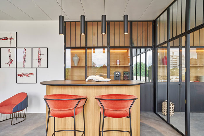 研究機(jī)構(gòu)辦公室接待區(qū)裝修設(shè)計(jì)效果圖