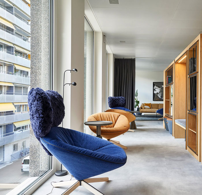 研究機(jī)構(gòu)辦公室交流區(qū)裝修設(shè)計(jì)效果圖