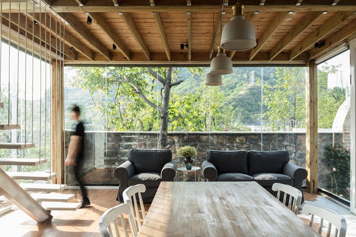 鄉(xiāng)村景區(qū)民宿休息區(qū)裝修設(shè)計效果圖