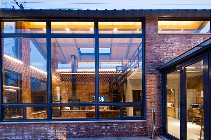 景區(qū)三合院民宿入口設(shè)計效果圖