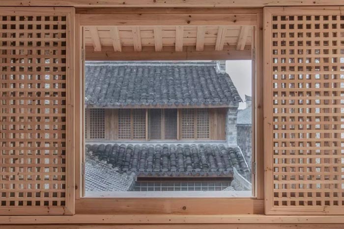 古鎮(zhèn)鄉(xiāng)村民宿窗口設計效果圖