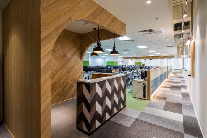 開發(fā)中心過道裝修設(shè)計效果圖