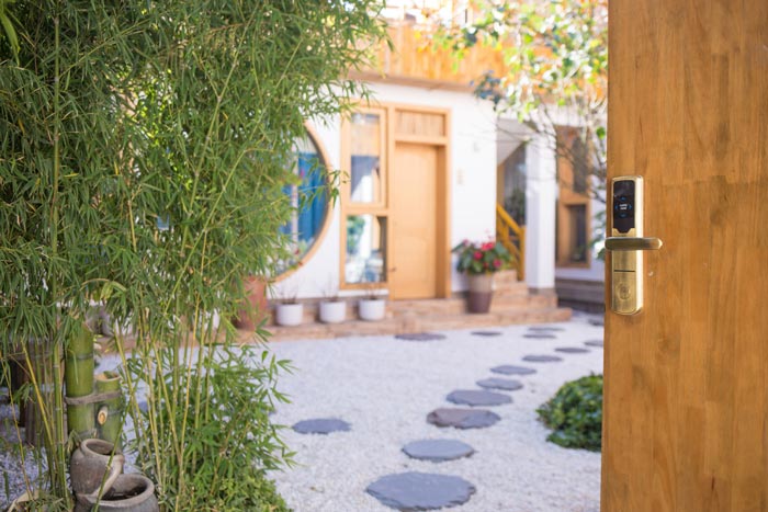 庭院民宿入門裝修設(shè)計效果圖