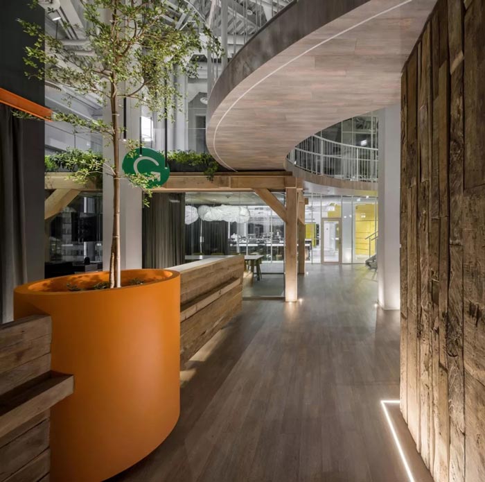 二（2）層辦公樓前臺設(shè)計方案