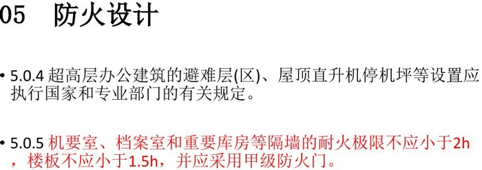 辦公建筑防火設計規(guī)范解讀圖