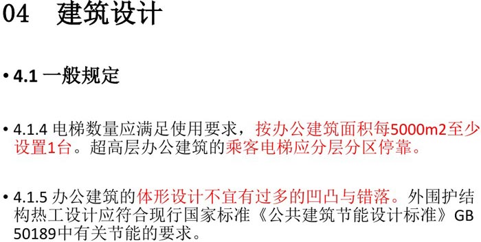 辦公建筑設計規(guī)范解讀圖