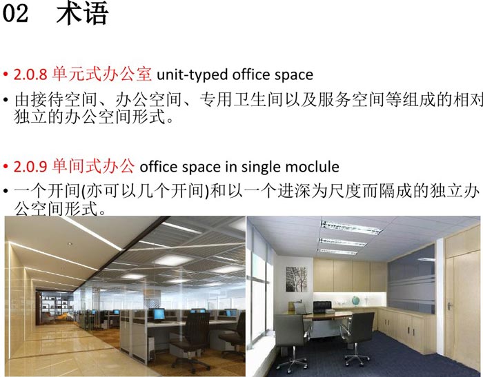 辦公建筑設計規(guī)范術語解讀圖