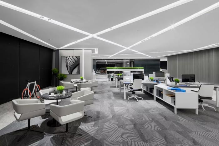 時尚辦公樓辦公區(qū)設計方案