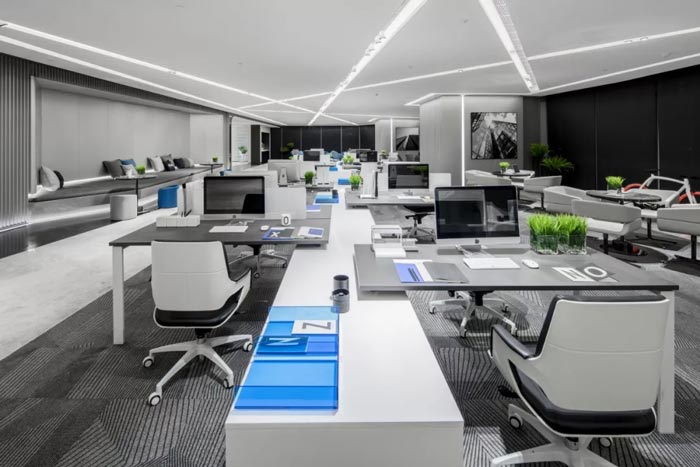 時尚辦公樓辦公區(qū)設計方案