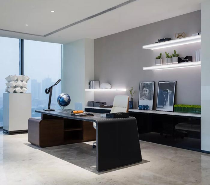 時尚辦公樓總經(jīng)理辦公室設計方案