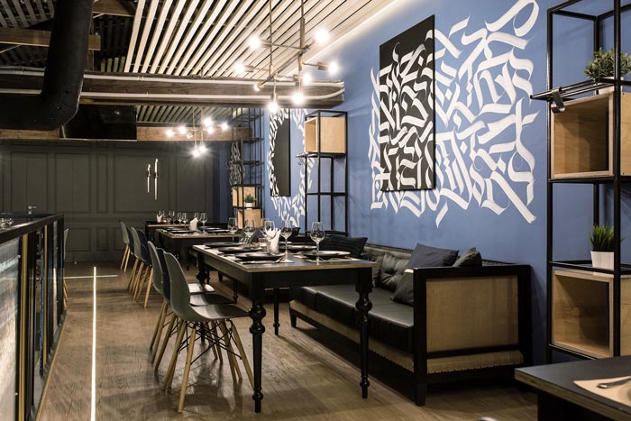 233平方工業(yè)風酒吧二樓設計方案