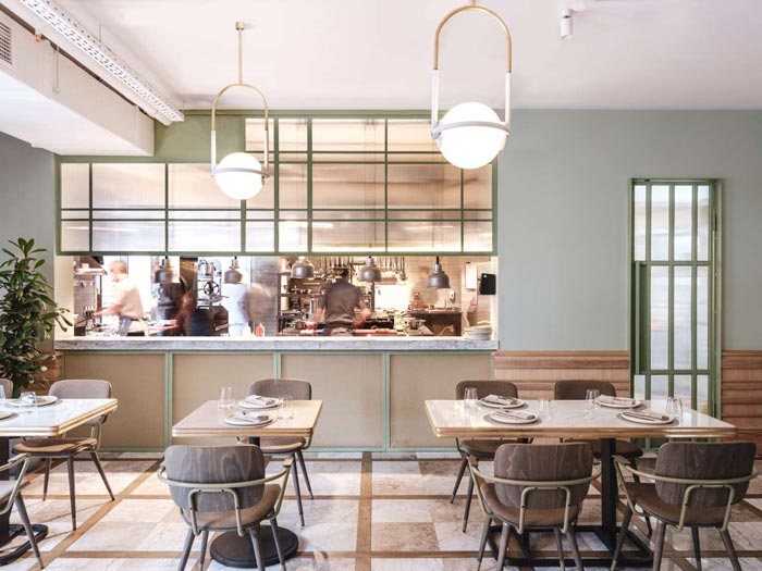 兩層夢(mèng)幻餐廳餐區(qū)裝修設(shè)計(jì)效果圖