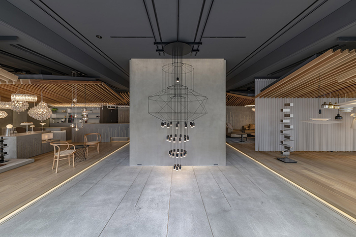 1600方現(xiàn)代風(fēng)展廳和辦公室設(shè)計